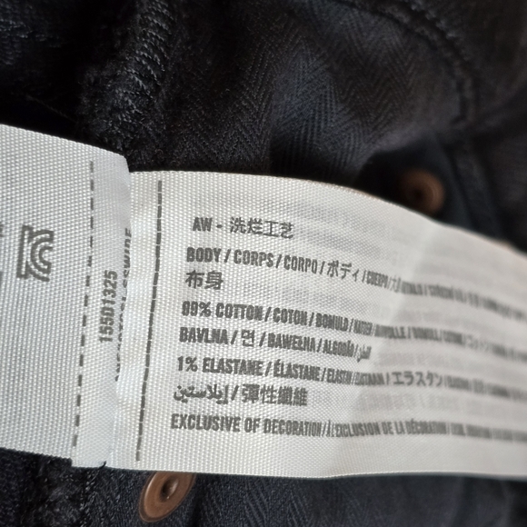 Abercrombie & Fitch 25×31 The '90s Relaxed Black Jean High Rise 25/0R - Picture 6 of 13